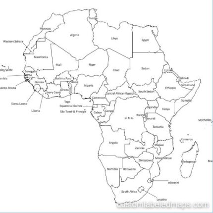 africa-labeled-map-black-white